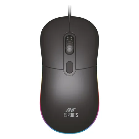 MSI Clutch GM40 RGB Wired Ambidextrous Gaming Mouse ( CLUTCH-GM40 ) ( 5000DPI / 9 Macro Button ) ( Black )