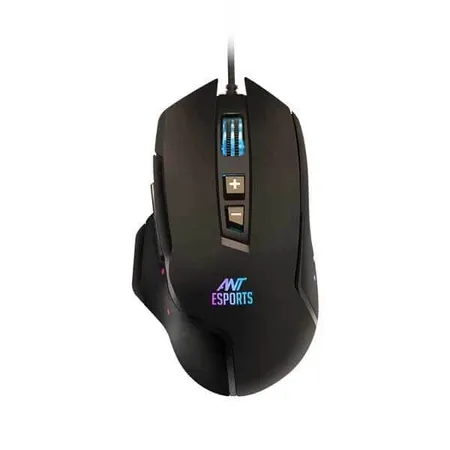 ANT ESPORTS GM300 Wired Ergonomic RGB Gaming Mouse ( GM300-RGB ) ( 4800DPI / 7 Macro Buttons ) ( Black )