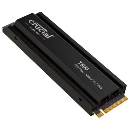 Crucial T500 4TB PCIe 4.0 x4 M.2 Internal SSD with Heatsink