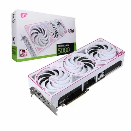 COLORFUL iGame GeForce RTX 5080 Ultra W OC 16GB-V White Nvidia Graphic Card
