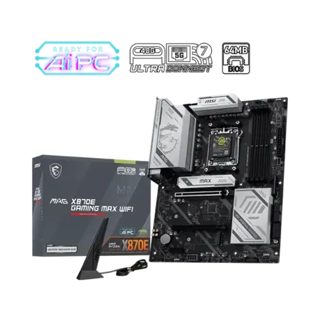 MSI MAG X870E ATX DDR5 GAMING PLUS MAX WIFI Motherboard