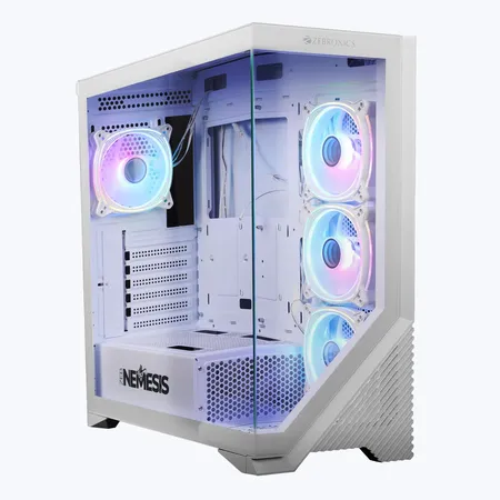ZEBRONICS Nemesis ARGB Premium ATX Mid Tower Cabinet ( Black )