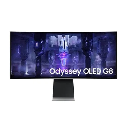 SAMSUNG Odyssey G8 LS34BG852SWXXL 34 Inch QHD 175Hz OLED Panel 0.1MS AMD Freesync Gaming Monitor
