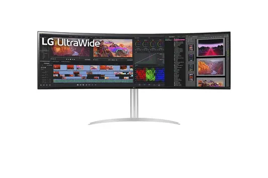 LG UltraWide 49WQ95C-W 49″ Dual QHD Nano IPS 144 Hz with NVIDIA G-SYNC Curved Monitor