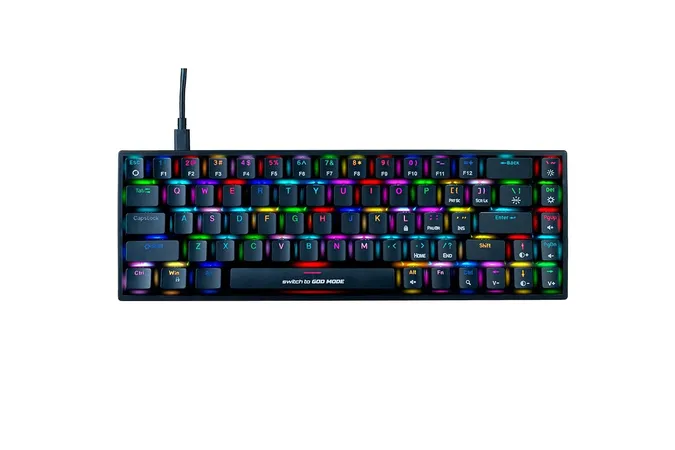 COSMIC BYTE CB-GK-31 ARTEMIS(BLACK) GAMING KEYBOARD RGB RED SWITCH