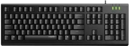 RAPOO NK1800 SPILL RESISTANCE WIRED USB KEYBOARD