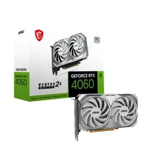 MSI GeForce RTX 4060 Ventus 2X OC White 8GB Nvidia Graphic Card