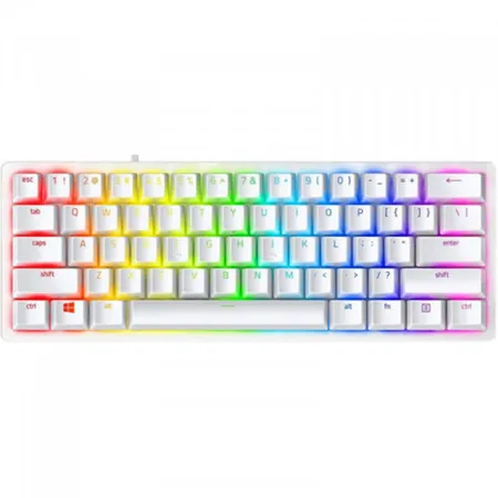 Razer Huntsman V3 Pro Mini White 60% Analog Optical Wired Gaming Keyboard