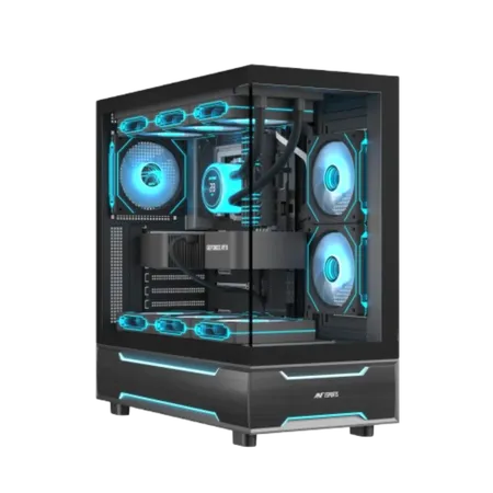 Ant Esports Crystal X6 Pro Mid Tower ATX Cabinet Black (CRYSTAL-X6-PRO-BLACK)