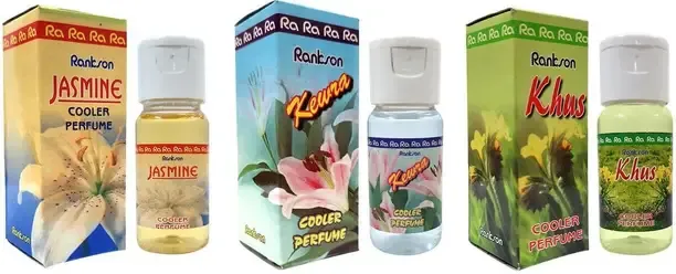 Rankson Jasmine, Fresh, Vetiver Diffuser Cooler Fragrance Diffuser | Jasmine, Kewra & Khus Breeze Fresh Cooling Air