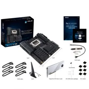 ASUS PRO WS WRX80E SAGE SE WIFI AMD WRX80 Chipset sWRX8 Socket DDR4 EEB Workstation Motherboard