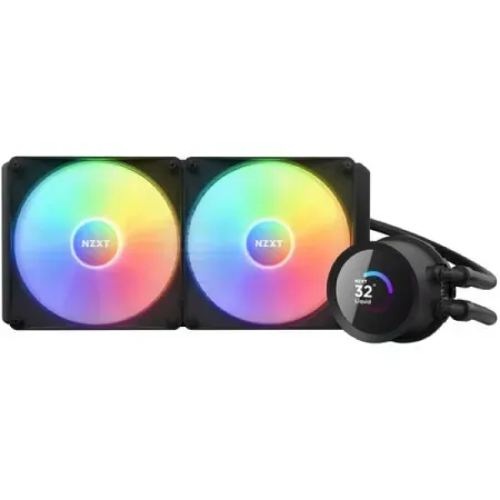 NZXT Kraken 280mm RGB CPU Liquid Cooler (With LCD Display) (Black)