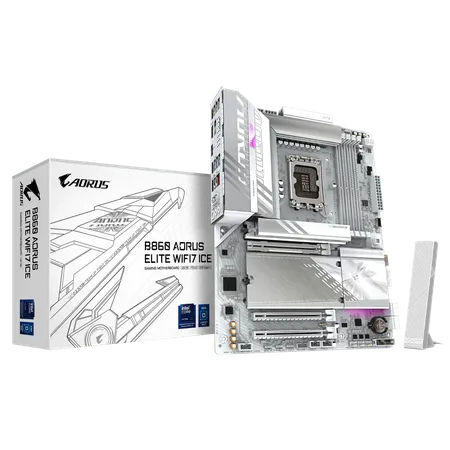 GIGABYTE B860 Aorus Elite Ice Wifi7 DDR5 Intel Motherboard
