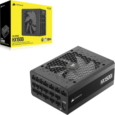 Corsair HX1500i Fully Modular Ultra-Low Noise Platinum ATX 1500 Watt PC Power Supply CP-9020215-IN