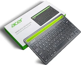 acer Swift Slim Multi-Device Wireless Rechargeable Keyboard with Cradle for Tablet and Phone | Dual Channel Switch | Compact, Quiet | Compatible with Win/Mac, Desktop, Tablet, Smartphone, Laptop