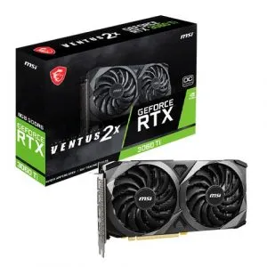 MSI GeForce RTX 3060 Ti Ventus 2X OC V1 LHR 8GB Nvidia Graphic Card