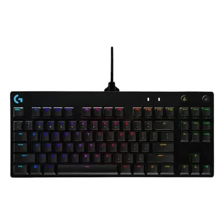 LOGITECH G Pro RGB Tenkeyless Mechanical Wires Gaming Keyboard ( Clicky Blue )