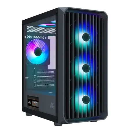 ANT ESPORTS 205 MINI 6F MINI-TOWER CABINET BLACK