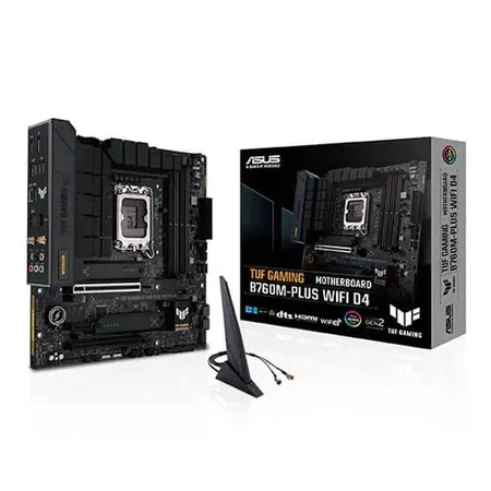 ASUS TUF GAMING B760M-PLUS WIFI II DDR5 Intel B760 LGA 1700 Micro-ATX Motherboard