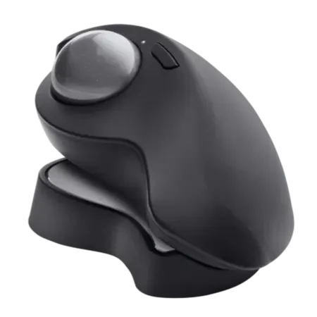 LOGITECH MX Ergo Wireless Ergonomic Gaming Mouse ( 910-005177 / 2048 DPI / 8 Macro Button ) ( Black )