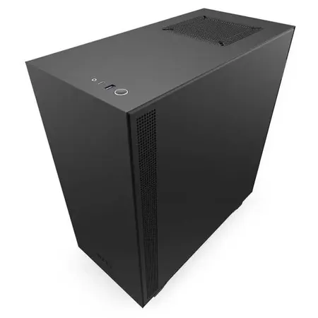 NZXT H510i ATX Mid Tower Cabinet With Tempered Glass Side Panel And ARGB LED Strip (White Black)