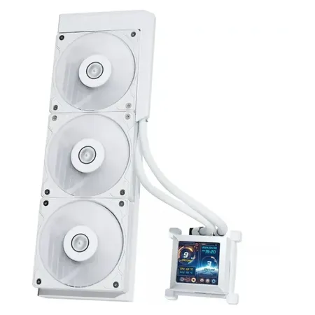 LIAN LI HYDROSHIFT LCD 360S LIQUID COOLER WITH HEATSINK- WHITE (G89.GHSLCD36SW.IN)