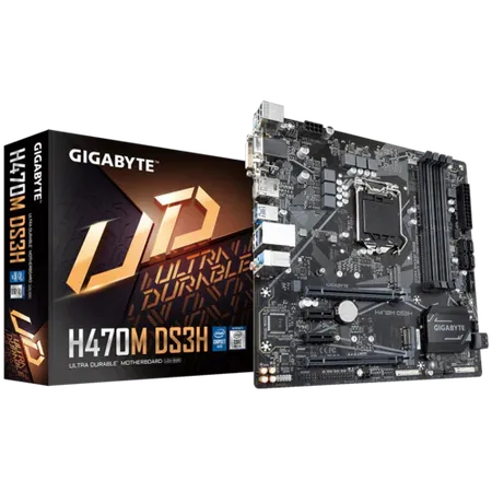 GIGABYTE GA-H470M-DS3H INTEL LGA1200 MOTHERBOARD
