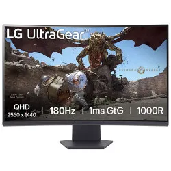 LG 31.5 inch UltraGear 180Hz QHD Curved Gaming Monitor (32GS60QC)