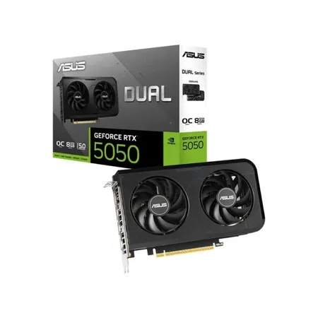Asus Dual Nvidia GeForce RTX 5050 OC 8GB GDDR6 Dual Fan Graphics Card