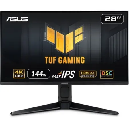ASUS TUF Gaming VG28UQL1A Gaming Monitor (1ms Response Time, 144Hz Refresh Rate, Frameless 4K UHD IPS Panel, Speakers)