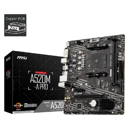 MSI A520M-A Pro Motherboard...