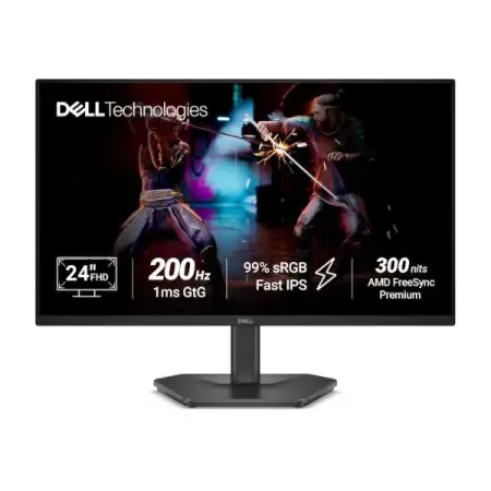 Dell SE2425HG 23.8‑inch FHD 200Hz Fast IPS Gaming Monitor – 1ms Response, AMD FreeSync Premium, HDR10, 99% sRGB