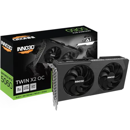 INNO3D GeForce RTX 5060 Twin X2 OC V2 SFF 8GB Nvidia Graphic Card
