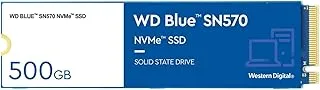 Western Digital WD Blue SN570 NVMe 500GB, Upto 3500MB/s, with Free 1 Month Adobe Creative Cloud Subscription, 5 Y Warranty, PCIe Gen 3 NVMe M.2 (2280), Internal Solid State Drive (SSD) (WDS500G3B0C)
