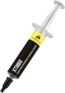 CORSAIR XTM60 High Performance Thermal Paste for CPU or GPU, 3g - Low Viscosity, Long-Term Stability, Easy Application, Included Applicator Card