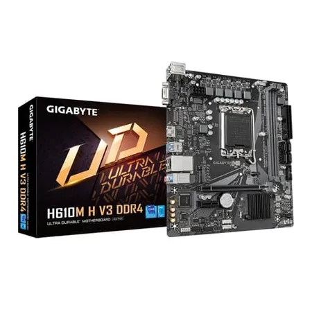 Gigabyte H610M H V3 Intel H610 LGA1700 DDR4 Micro-ATX Motherboard
