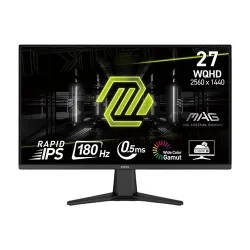 MSI MAG 275QF 27 Inch 2K WQHD 180Hz IPS Panel 101%SRGB 0.5MS Adaptive Sync Gaming Monitor