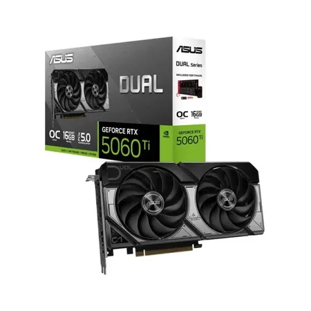 Asus Dual GeForce RTX 5060 Ti 16GB GDDR7 OC Edition Graphics Card DUAL-RTX5060TI-O16G