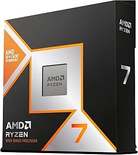 AMD Ryzen 7 9800X 3D Desktop Processor with Integrated Radeon Graphic, 8 cores 16 Threads, 96MB Cache, Base clock 4.7 GHz Up to 5.2 GHz AM5 Socket system memory DDR5 Up to 5600 MT/s - 100-100001084WOF
