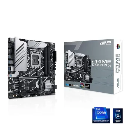 Asus PRIME Z790M-Plus D4 CSM Z790 Motherboard PRIME-Z790M-PLUS-D4-CSM