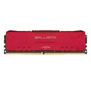 Crucial Ballistix 16GB DDR4-2666 Desktop Gaming Memory (Red) BL16G26C16U4R