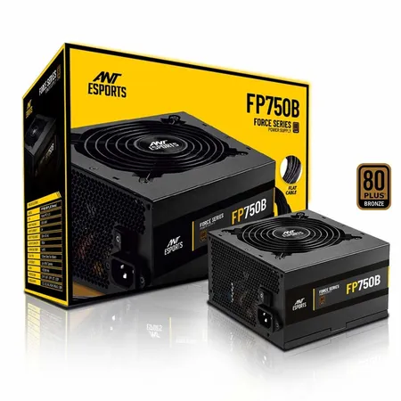 Ant Esports FP750B - 80 Plus Bronze Certified 750 Watt Non-Modular Power Supply