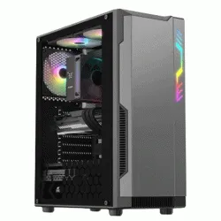 ANT ESPORTS Eclipse ARGB ATX Mid Tower Cabinet ( White / Grey )