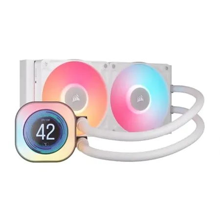 Corsair iCUE LINK Titan 240 RX LCD RGB White CPU Liquid Cooler