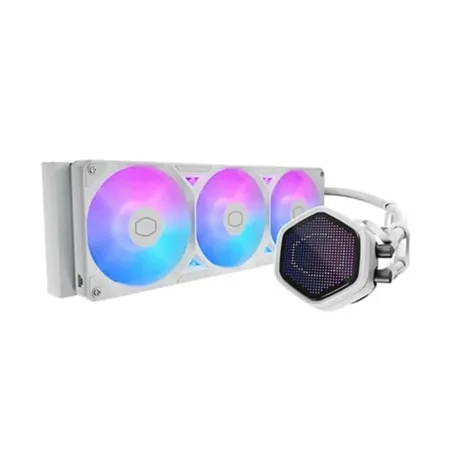 COOLER MASTER Master Liquid Atmos II 360mm ARGB CPU Liquid Cooler ( White ) ( With LCD Display ) [ Atmos 2 ]