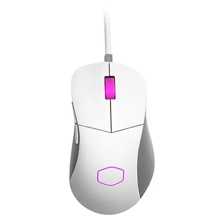 COOLER MASTER MM730 Wired Ergonomic Gaming Mouse ( M MM-730-WWOL1 ) ( 16000DPI / 6 Macro Buttons ) ( White )
