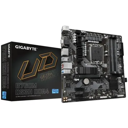 Gigabyte B760M Ds3h Ax Ddr4 Lga1700 Micro Atx Motherboard (B760M-DS3H-AX-DDR4)