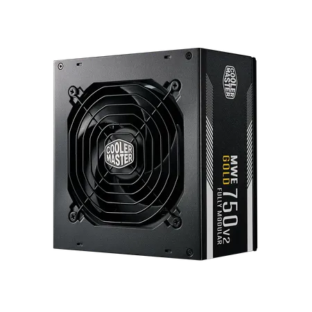 Cooler Master MWE 750 Gold V2 80 Plus Gold Certified Fully Modular Power Supply Unit - Black