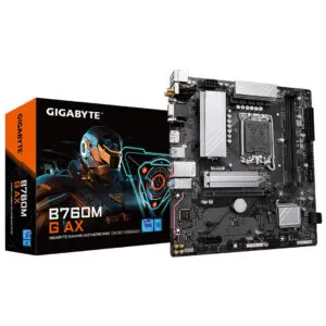 Gigabyte B760M G Ax Wi-Fi Ddr5 Lga1700 Micro Atx Motherboard (B760M-G-AX)