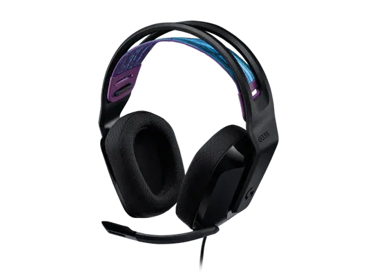 LOGITECH G335 Wired 3.5mm 7.1 Surround Gaming Headphone ( Black ) ( PC / Xbox )